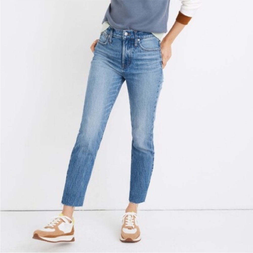 Madewell The Perfect Vintage Jeans in Enmore Wash Raw-Hem Edition